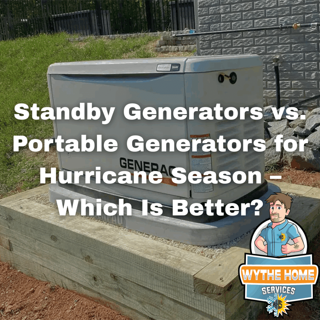 Standby Generators vs. Portable Generators for Hurricane Season – Which Is Better?