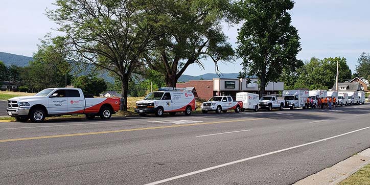 wythe in a parade